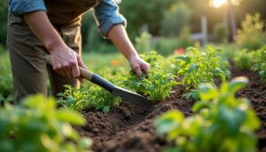 Astuces pour enlever les mauvaises herbes au potager avec un sarcloir
