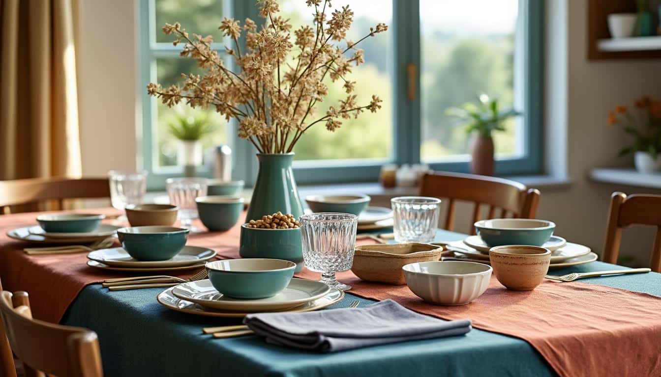 Quelles nappes tendance offrent les couleurs actuelles pour l'intérieur ?