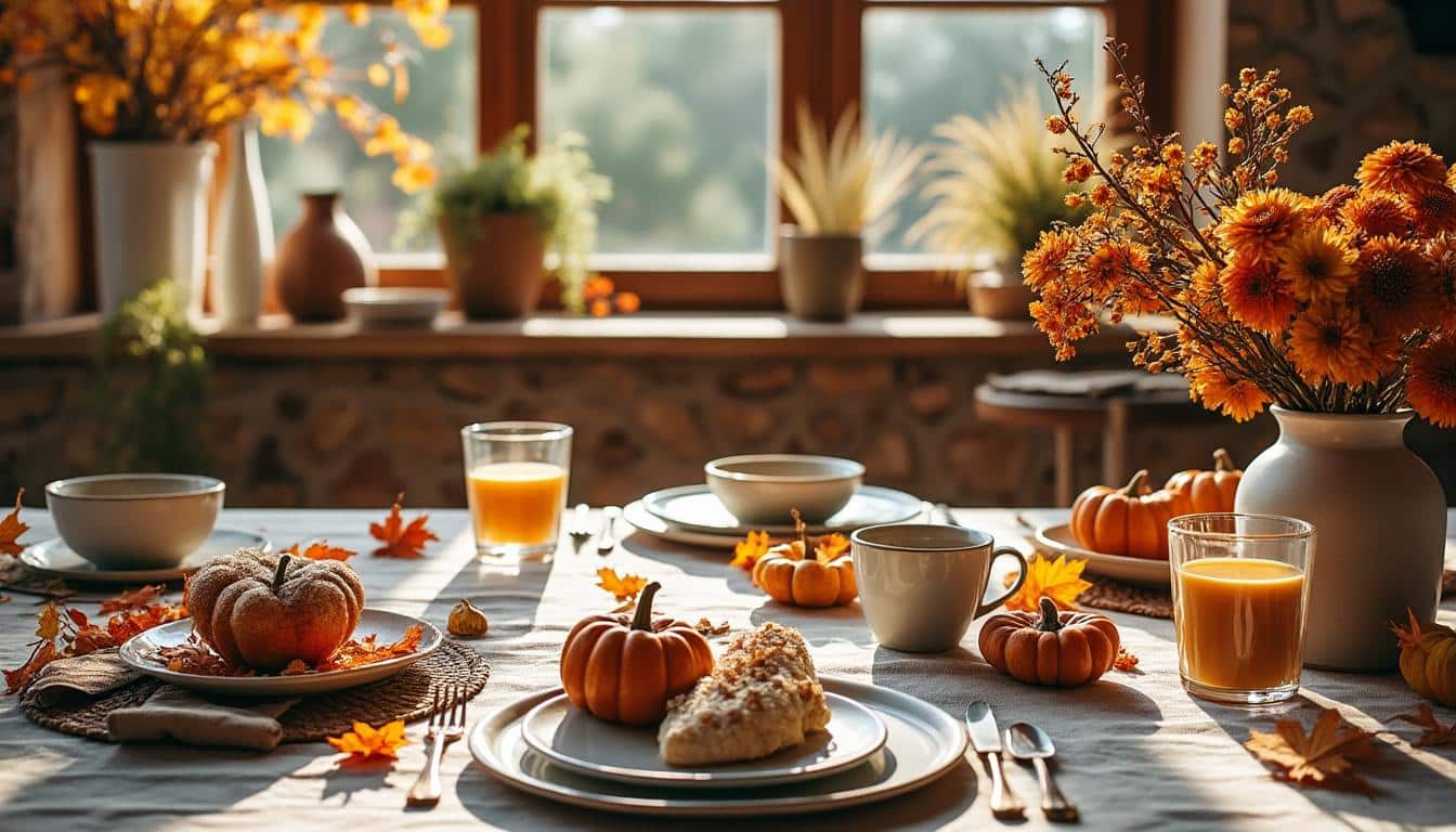 Des inspirations de nappes tendance pour enrichir la décoration automne