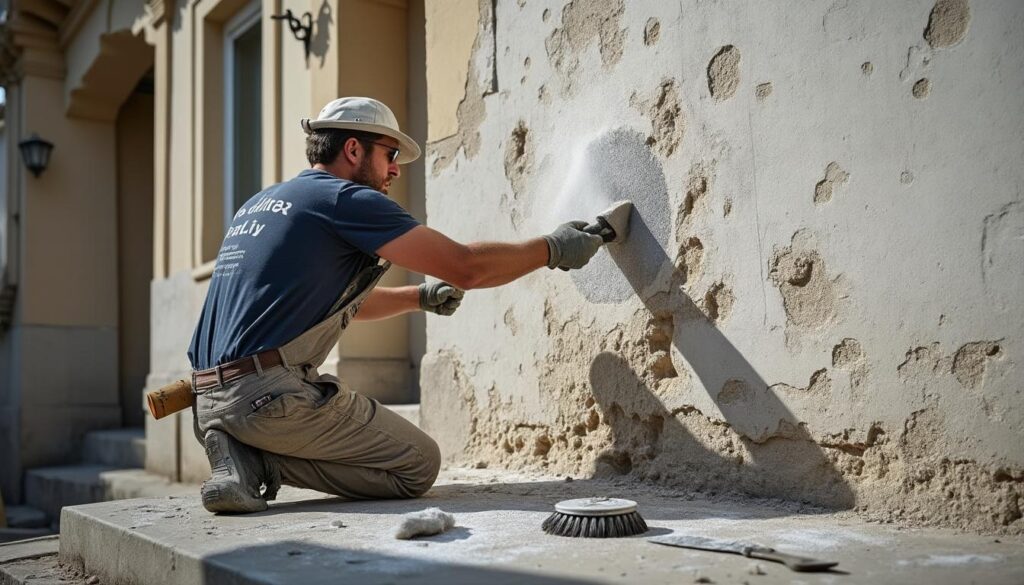 Préparer correctement le support avant d’appliquer une peinture pour le ravalement