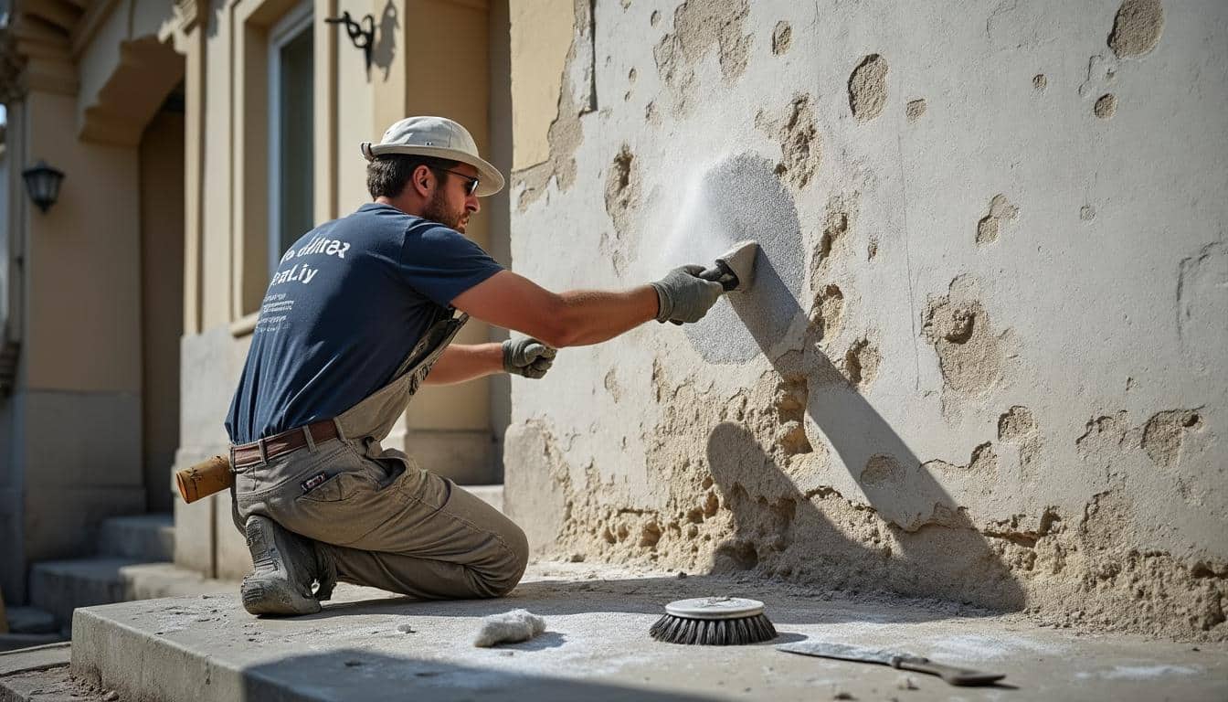 Préparer correctement le support avant d’appliquer une peinture pour le ravalement