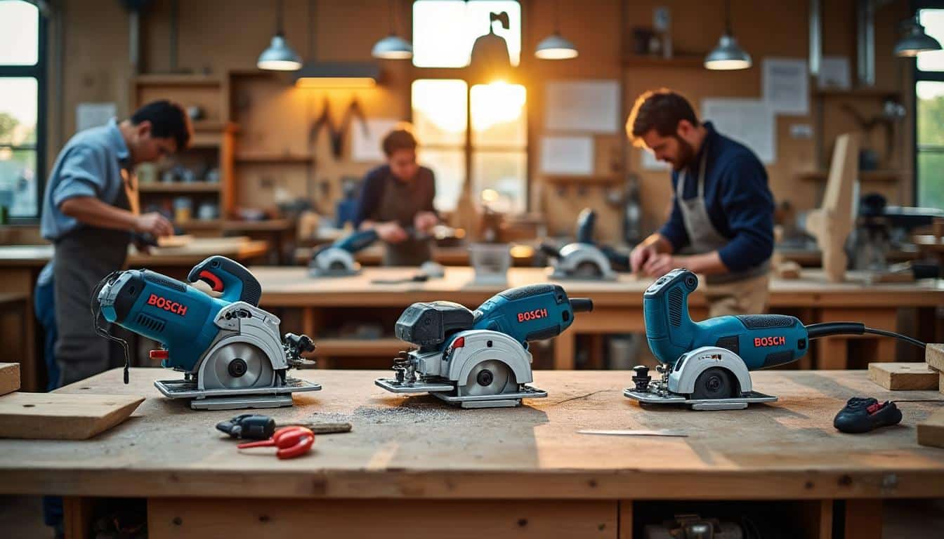 Illustration: Explorer les gammes et modèles phares de scies à onglet Bosch