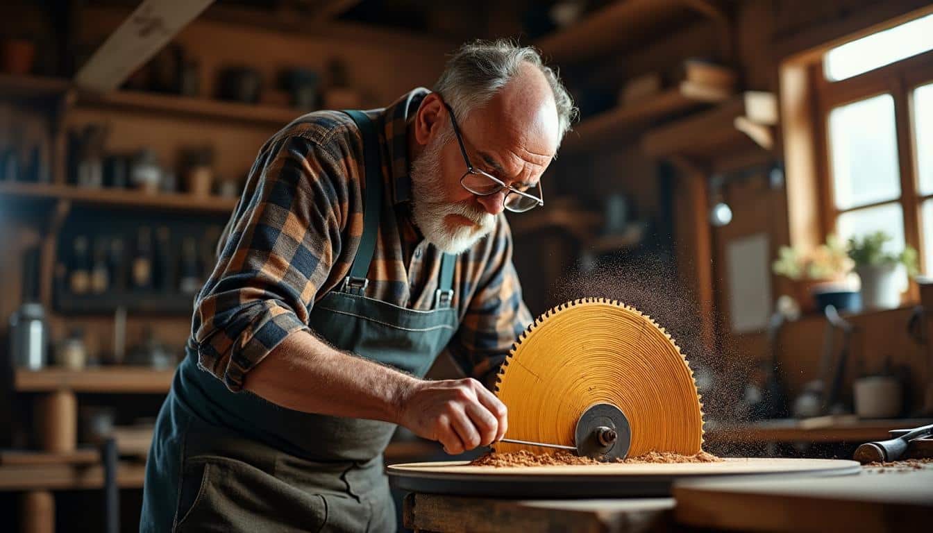 Illustration: Comprendre le rôle essentiel de la lame dans une scie circulaire