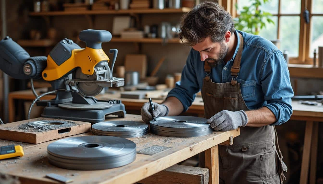 Illustration: Comment choisir les dimensions et la compatibilité du disque métal avec votre scie circulaire ?