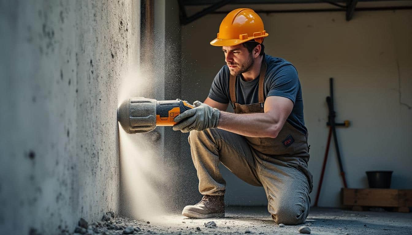 Illustration: Pourquoi ne pas utiliser n’importe quelle perceuse pour percer dans le béton ?