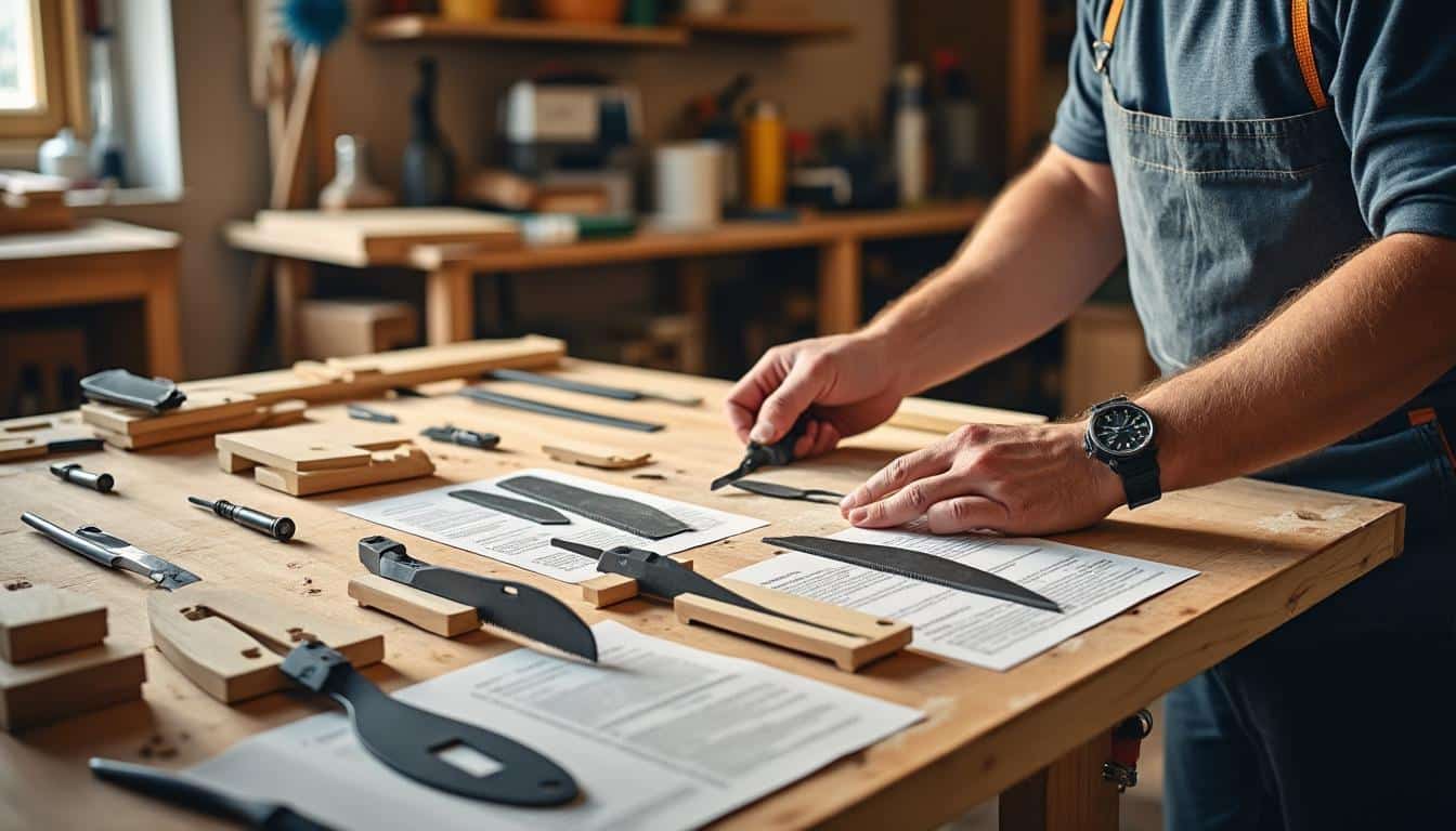 Illustration: Les critères essentiels et techniques pour bien choisir sa scie à onglet