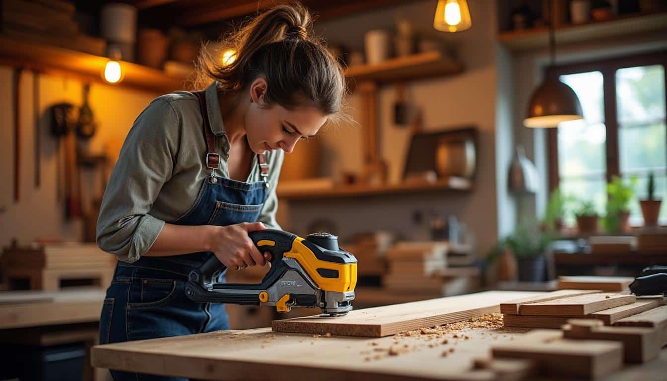 Illustration: Comment la scie sauteuse PST 650 allie puissance et ergonomie pour vos découpes