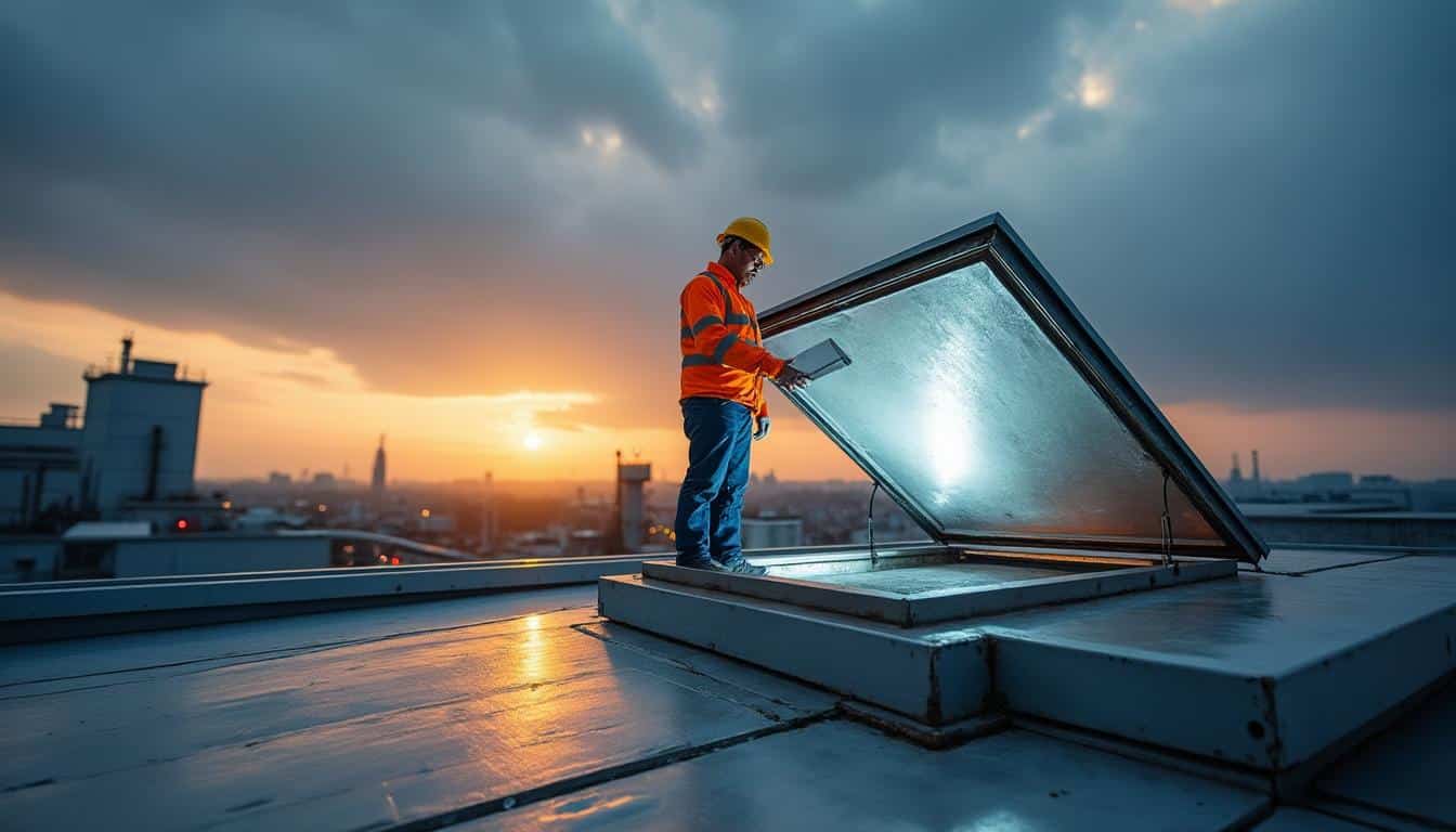 Illustration: Comprendre la fonction et l’importance de la trappe de désenfumage en toiture