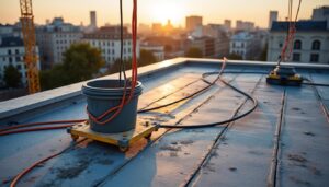 Potelet d'ancrage en toiture terrasse : sécurité et installation