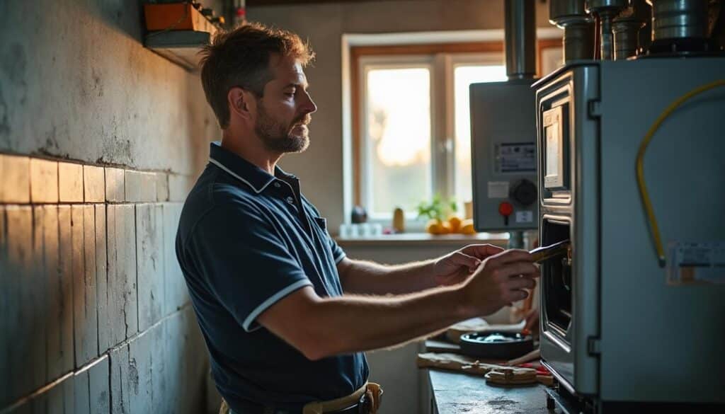 Chaudière au sol à gaz à condensation : économie et performance
