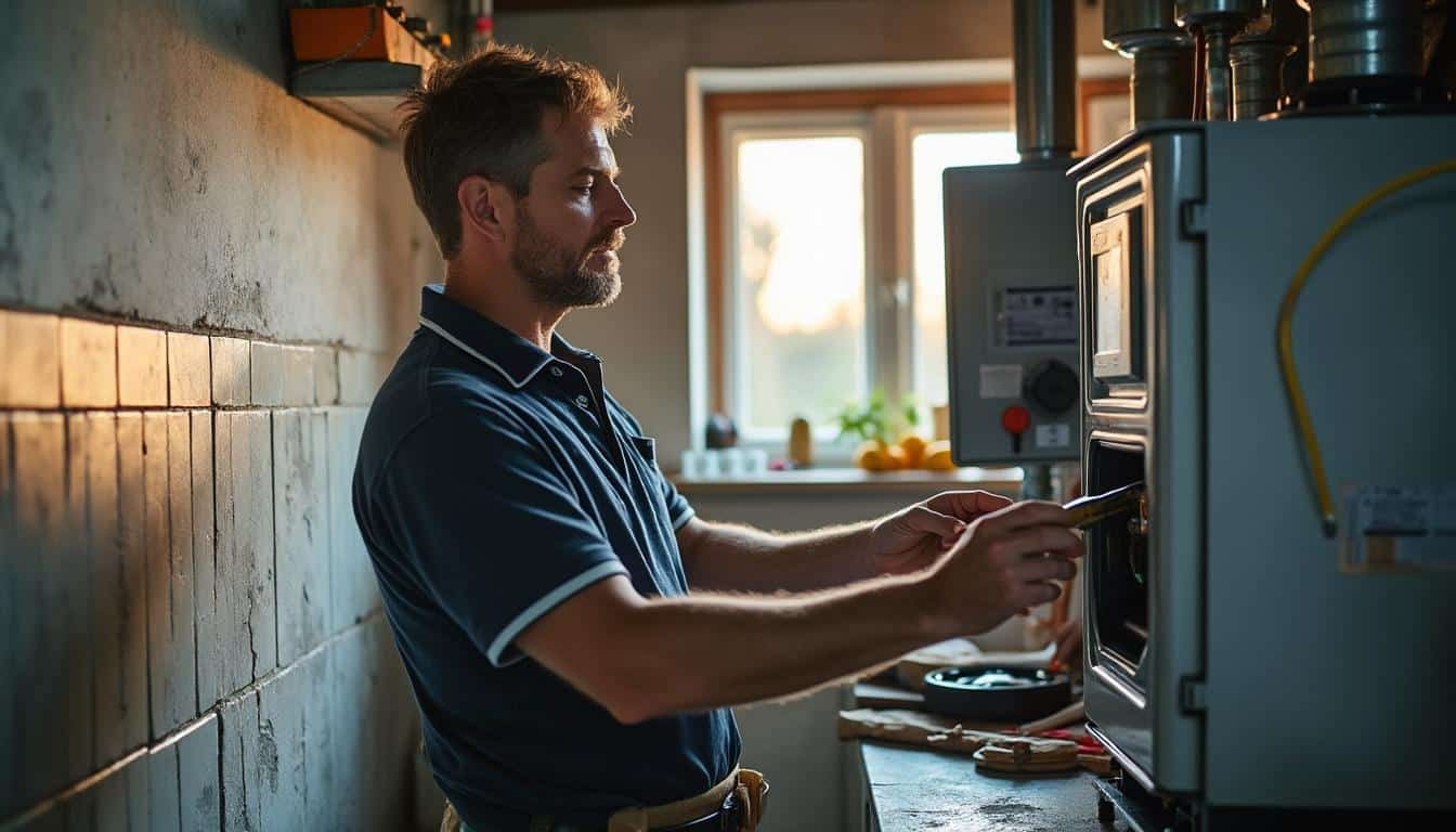Chaudière au sol à gaz à condensation : économie et performance