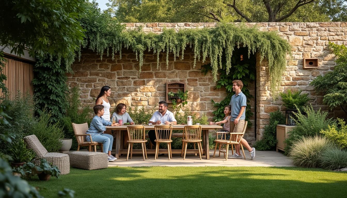 Illustration: Comprendre l’importance des murs dans l’aménagement extérieur