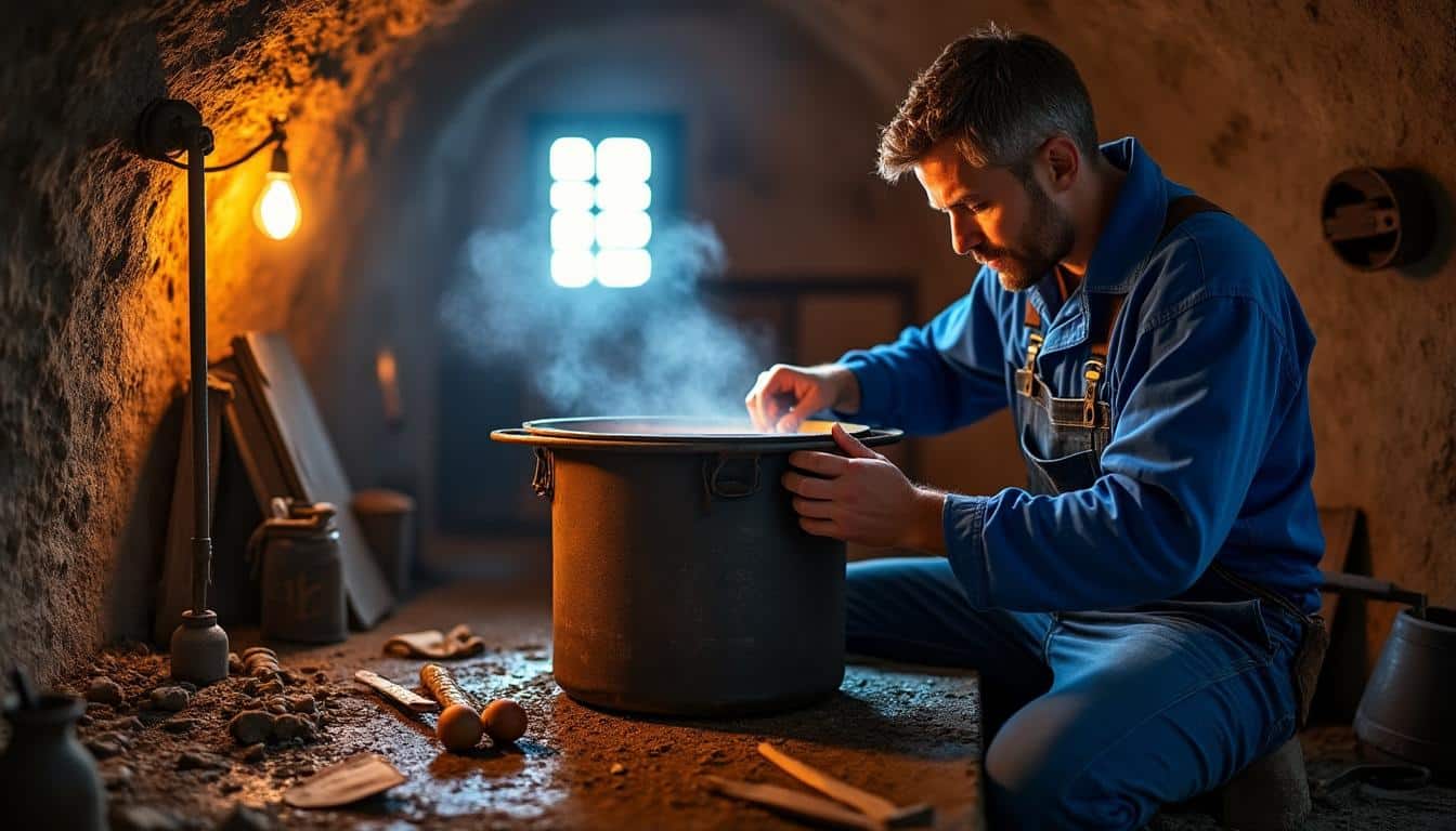 Illustration: Comment bien préparer le démarrage de la chaudière fioul après remplissage de la cuve