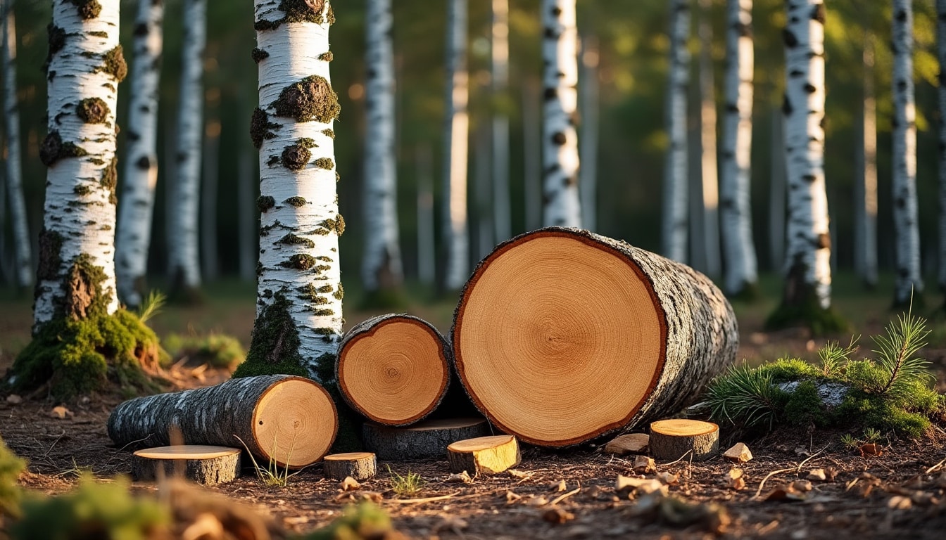 Illustration: Découvrir l’arbre bouleau et les caractéristiques du bois issu de cette essence