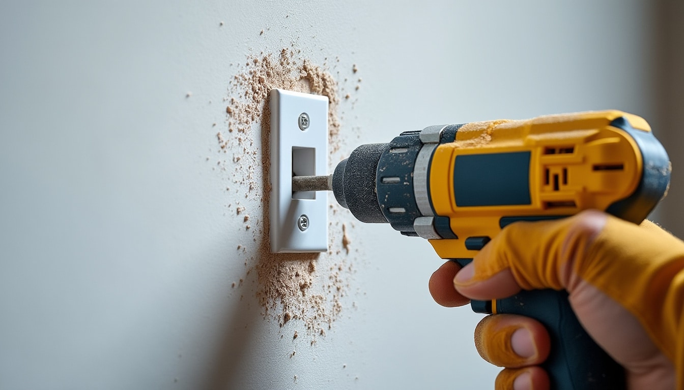 Diamètre de percement pour la prise : guide complet et conseils pratiques