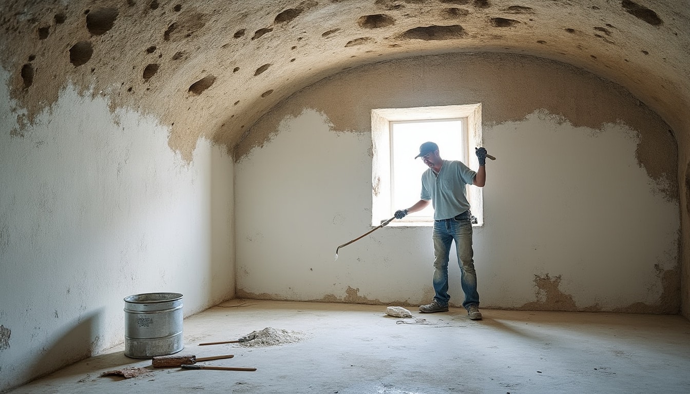 Peindre une cave : guide complet pour murs humides et durables