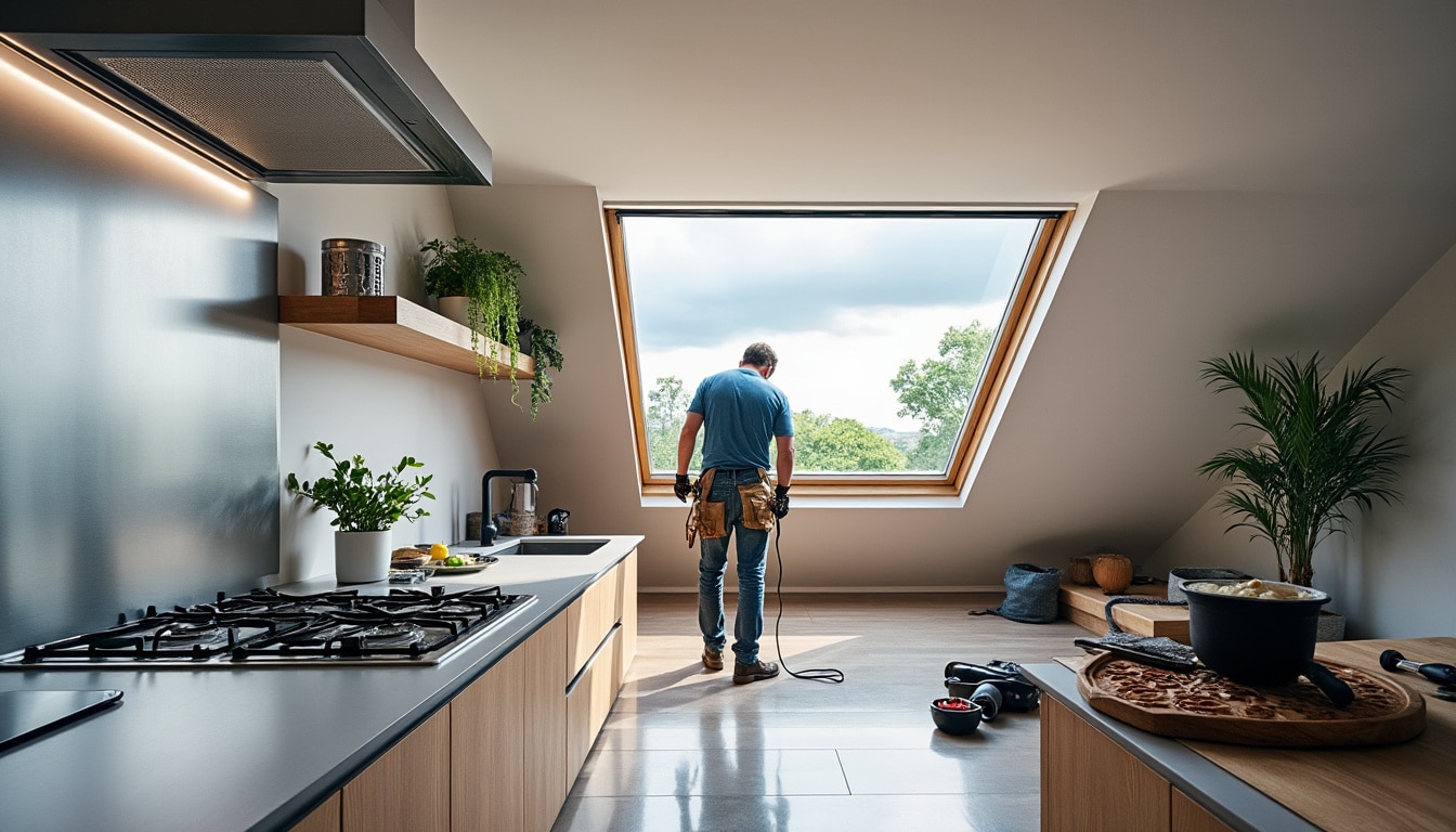 Sortie de hotte de cuisine sur le toit : installation et conseils