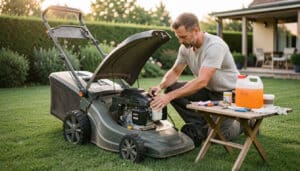 Bien entretenir sa tondeuse thermique au fil des saisons